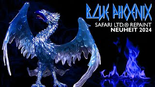 Safari Ltd ® Blauer Phönix  Blue Phoenix New 2024 Repaint  Mythical Realms  Unboxing [upl. by Inittirb]