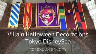 Tokyo DisneySea Villain Banners Halloween [upl. by Nosirrag]