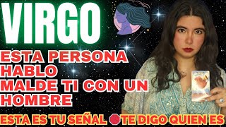 VIRGO URGENTE‼️ UNA PERSONA HABLO MAL DE TI ✨️TAROT✨️ [upl. by Innaig]