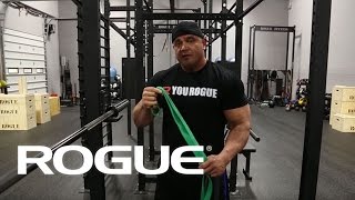 Equipment Demo  Rogue Bands for barbell resistance [upl. by Atalante]