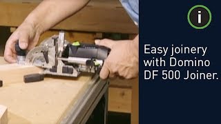 Festool Domino DF 500 Joiner  Easy Mortise and Tenon Joinery [upl. by Amasa420]