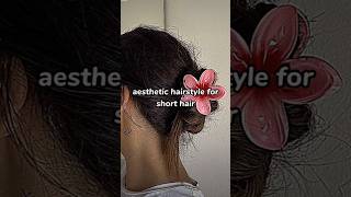 Aesthetic hair style for short hair [upl. by Smitt]