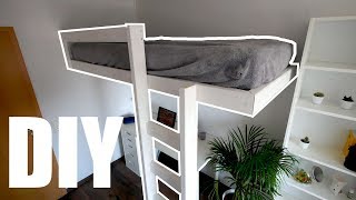 DIY Hochbett selber bauen Das schwebt einfach Anleitung [upl. by Oalsecnew]