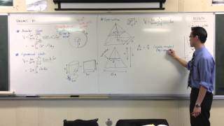 Introduction to Volumes by Similar CrossSection Square Pyramid [upl. by Fendig]