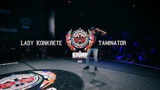 Lady Konkrete vs Taminator  Female Top 16  EBS 2017 [upl. by Novehs]