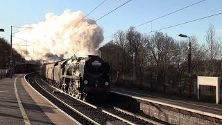 Mainline steam at Speed  Oxenholme [upl. by Schuman]