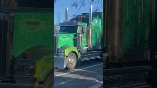 Big green machine T909 Kenworth kenworth truck trucking [upl. by Tome902]