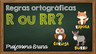 R ou RR  Regras ortográficas [upl. by Pantheas]