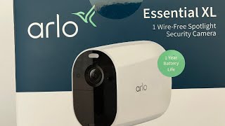 How to Recharge Arlo Essential XL Battery  Wire Free Spotlight Security Camera [upl. by Ahsym]