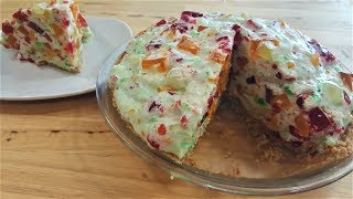 Mosaic Jello Pie  No Bake Refrigerator Pie  Easter 2020  The Hillbilly Kitchen [upl. by Elizabeth]