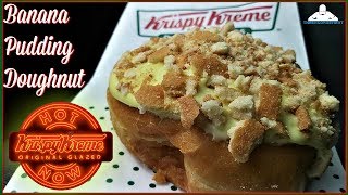 Krispy Kreme®  Banana Pudding Donut Review 🍌🍮🍩 [upl. by Carlson]