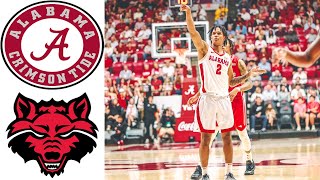 Alabama vs Arkansas State Game Highlights  2024 Mens College Basketball Nov 08 2024 [upl. by Northrup]