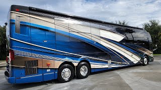 Tour of 2023 Prevost Liberty Coach 894 Triple Slide with Bedroom Super Slides [upl. by Kasey36]