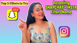 Revealing Top 5 SnapChat amp Instagram Filters🤩 NittuFashionSeries ​⁠ snapchat filters [upl. by Ystap]