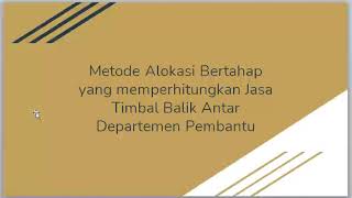 DEPARTEMENTALISASI BOP 2 [upl. by Salahcin]