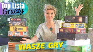 Wasza TOP LISTA │ Gra Miesiąca │ SZYBKA GRA │Ulubione Gry Planszowe Graczy [upl. by Edaj]