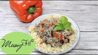 Gemüse Pfanne mit Quinoa 10 Minuten Rezept [upl. by Ataynek]