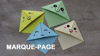 Faire un MARQUEPAGE KAWAII en origami simple et rapide [upl. by Jess]