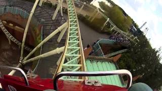 Thorpe Park  Colossus front seat on ride POV 1080p wide angle [upl. by Irak]