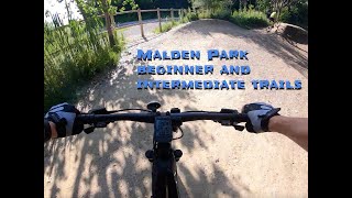 Malden Park Mountain Bike Trails in real time [upl. by Lora589]