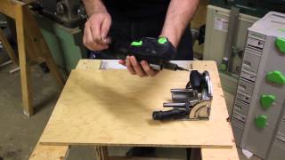 How To Change the Bit on a Festool Domino DF 500 Q [upl. by Betsey]