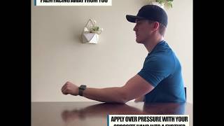 Elbow Flexion Self Mobilization [upl. by Kevan535]