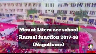 Jindal Mount litera zee school Annual function 201718 Nagothane [upl. by Eibbed]