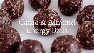 Deliciously Ella  Cacao amp Almond Energy Balls [upl. by Fidelas]