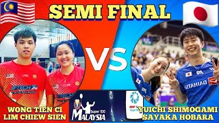 SF🇲🇾Wong Tien CiLim Chiew Sien VS 🇯🇵Yuichi ShimogamiSayaka Hobara🔥‼️Malaysiasuper100 [upl. by Elbys]