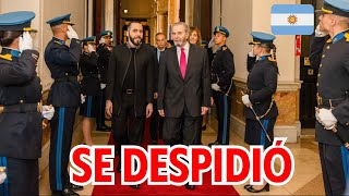 PRESIDENTE NAYIB BUKELE LO DESPIDEN DE ARGENTINA DE ESTA MANERA [upl. by Menedez]