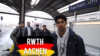 RWTH Aachen  Campus tour by Nikhilesh Dhure Meeting Indian students in Aachen [upl. by Ulrike]