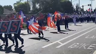 Cypress High School Marching Band 2024 Placentia Parade FanfareStrike Up the Band [upl. by Enyahc]