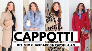 GUARDAROBA CAPSULA AUTUNNO INVERNO LA MIA COLLEZIONE DI CAPPOTTI [upl. by Nedaj]