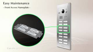 VLVM series  Analog Video Intercom System for Apartment Complexes [upl. by Stefan826]