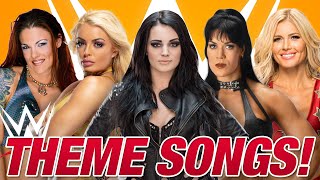 Top 9 WWE Womens Theme Songs [upl. by Lotson]