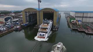 Benetti Diamond 145 Ink launch ceremony [upl. by Hnaht440]