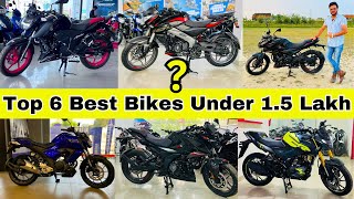 2024 Top 6 Best Bike Under 15 Lakh🔥On Road Price in India😍Honest Opinion Best 160cc Bike For You [upl. by Enicnarf]