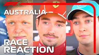 Drivers Reaction After the Race  2024 Australian Grand Prix [upl. by Ahders]