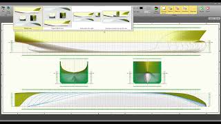 How to make Linesplan using Delftship ship design software [upl. by Amasa271]