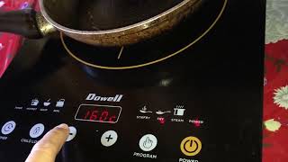 REVIEWS HOW TO USE DOWELL INDUCTION COOKER shorts shortvideo reviews cooking induction dowell [upl. by Eilloh]