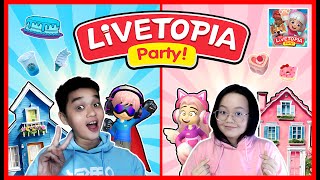 ATUN amp MOMON BANGUN RUMAH amp MENJELAJAH DUNIA LIVETOPIA PARTY  【Livetopia Party】 [upl. by Virge]