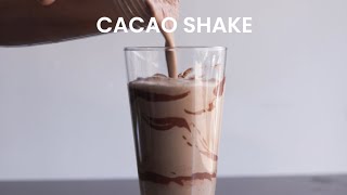 Quick and Delicious Sattvic Cacao Shake Recipe [upl. by Auhsuj]