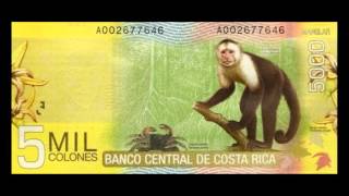 All Costa Rican Colon Banknotes  Banco Central de Costa Rica  2009 to 2012 Issues [upl. by Wiltshire590]