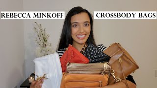 REBECCA MINKOFF CROSSBODY HANDBAG COLLECTION AND REVIEW [upl. by Kilam]