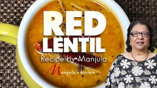 Red Lentil Dal Recipe  Healthy Dal Recipe by Manjula [upl. by Lune507]