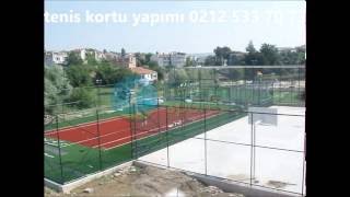 Tenis Kortu Yapımı ve Maliyeti [upl. by Shantee37]