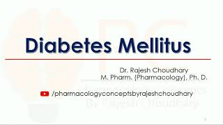 Diabetes Mellitus Pathophysiology  Insulin  Type 1 amp Type 2 Diabetes Mellitus [upl. by Sedda587]