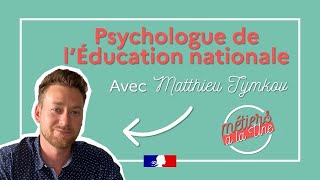 Métiers à la Une n°2  Psychologue de lÉducation nationale [upl. by Rot]