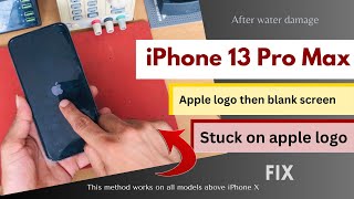 iPhone 13 Pro Max Apple Logo Then Blank Screen FixBoot Loop Stuck On Apple logo Fix [upl. by Gunzburg316]