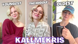 KALLMEKRIS  Growing Up With Siblings  Funny Tik Tok Videos 2023 [upl. by Alimac489]